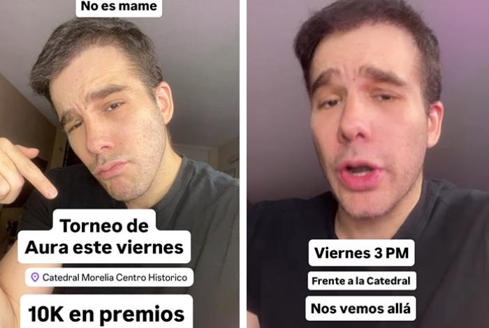 ¡10 mil pesos en premios! El influencer Lonrot convoca a batallas de aura en el centro de Morelia