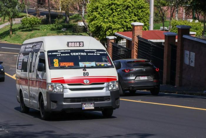 A la baja, robo en transporte público en Morelia 