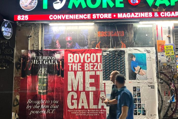 A unos días del Met Gala en NY, decenas de cárteles llaman al boicot porque patrocinadores apoyan al ICE