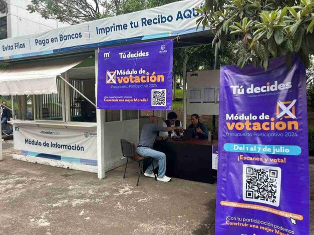 Abiertos, centros de votación de proyectos ciudadanos registrados en el Presupuesto Participativo