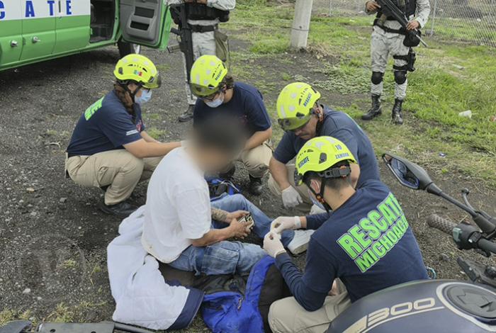 Accidente en carretera Zamora-Tangancícuaro deja un lesionado