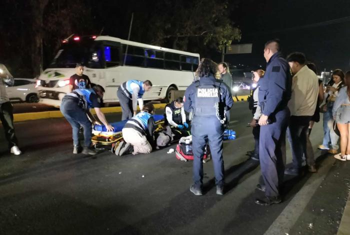 Accidentes de tránsito dejan un lesionado y daños materiales sobre Calzada La Huerta, en Morelia