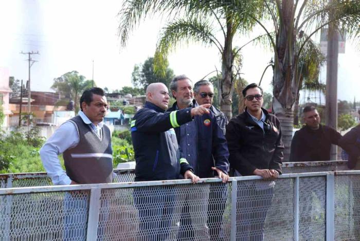 Adolfo Torres informa monitoreo de ríos y drenes en Morelia tras desfogue