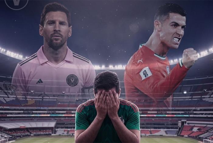 Aficionados mexicanos, decepcionados por no tener en el Azteca a Cristiano Ronaldo ni a Messi