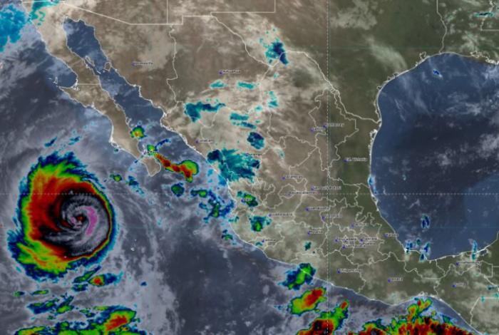Ahora Polo, como huracán 3, afectará a Baja California Sur, Sonora y Sinaloa