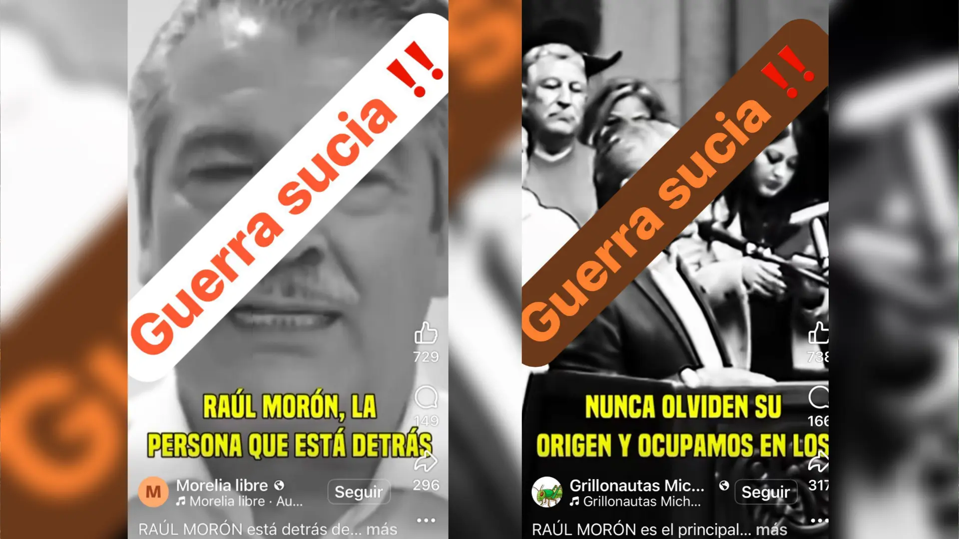 Al igual que contra AMLO, desatan guerra sucia contra Morón