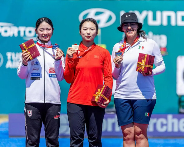 Alejandra Valencia logra medalla de bronce en Copa del Mundo de Tiro con Arco