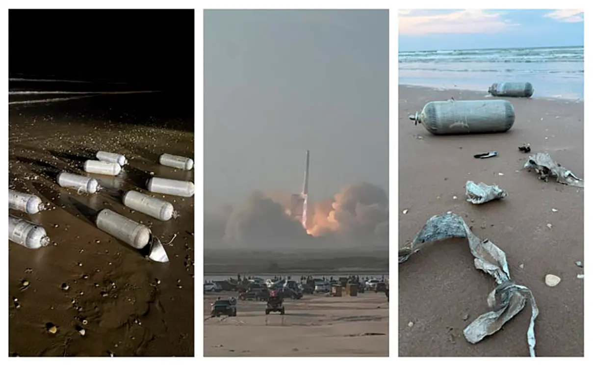 Alerta ambiental en Matamoros por basura espacial de SpaceX