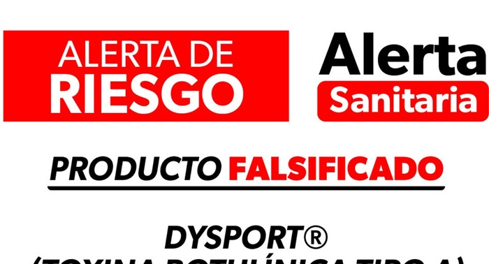 Alerta SSM sobre la falsificación del medicamento Dysport