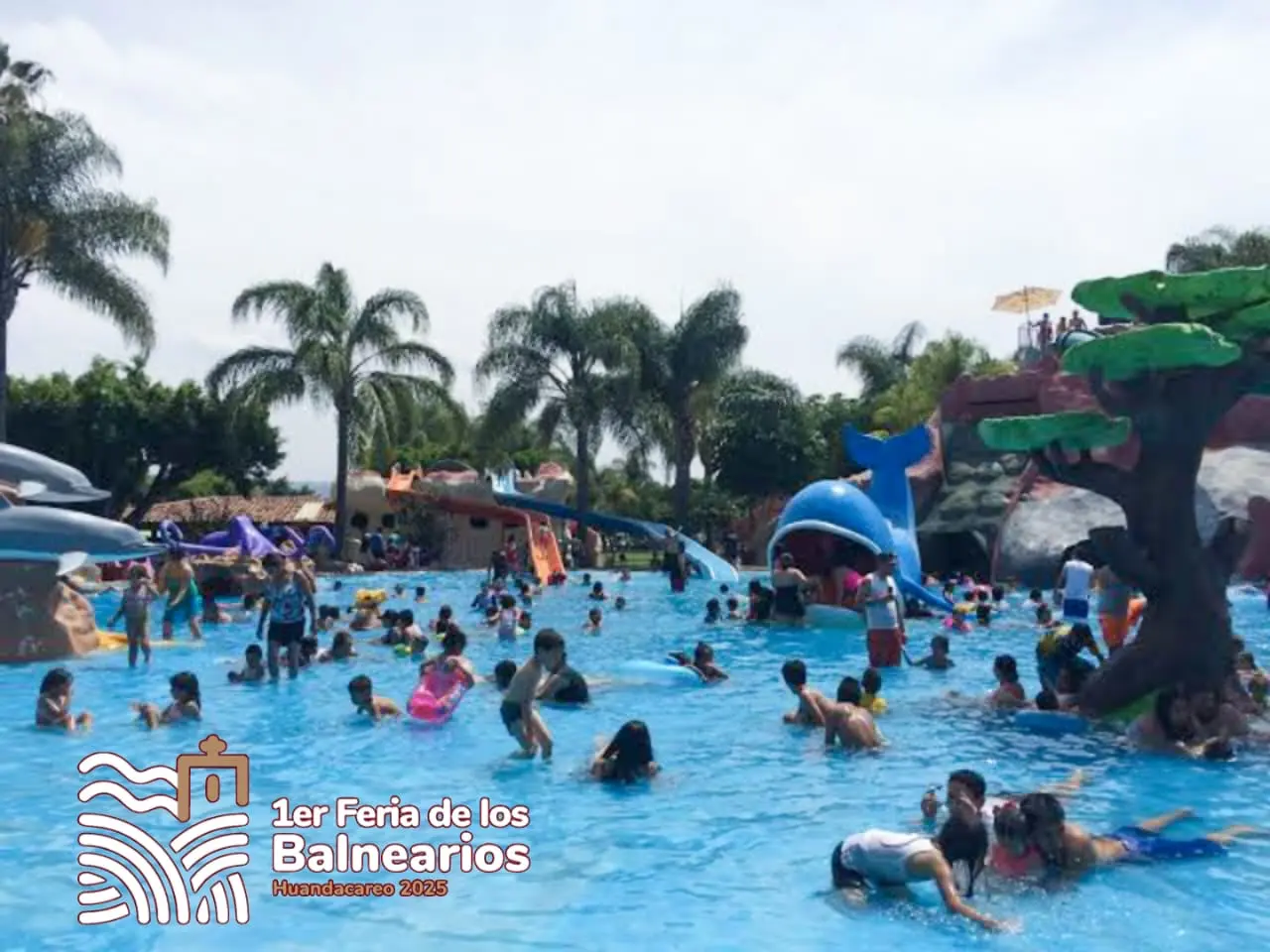Alexis Velázquez celebra el exitoso arranque de la 1er Feria de los Balnearios en Huandacareo