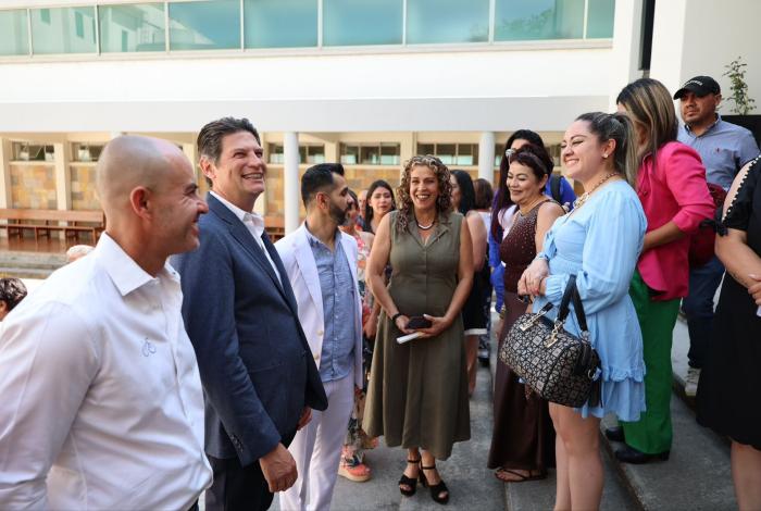 Alfonso felicita a madres trabajadoras del Sindicato de Limpia y del Ooapas