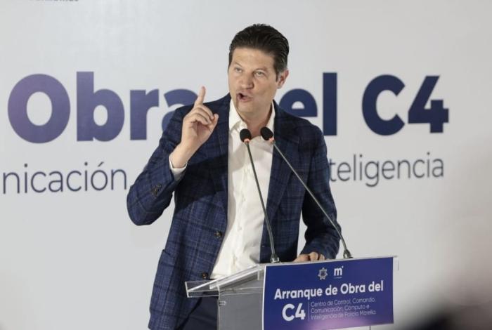 Alfonso Martínez arranca construcción del C4; Morelia, a la vanguardia en videovigilancia