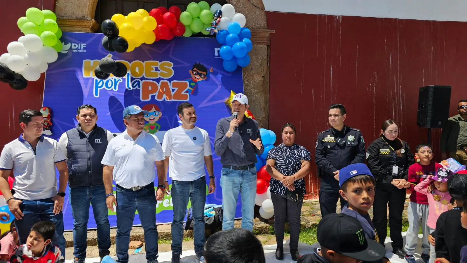 Alfonso Martínez celebra a la niñez de Teremendo con el festival “Héroes por la Paz”