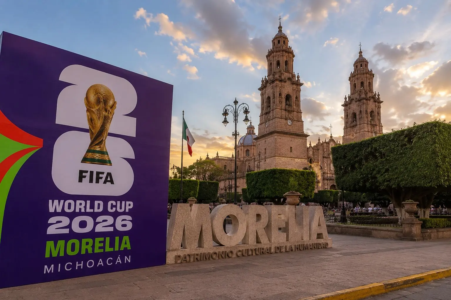 Alfonso Martínez descarta pantallas públicas para ver el Mundial 2026 en Morelia.