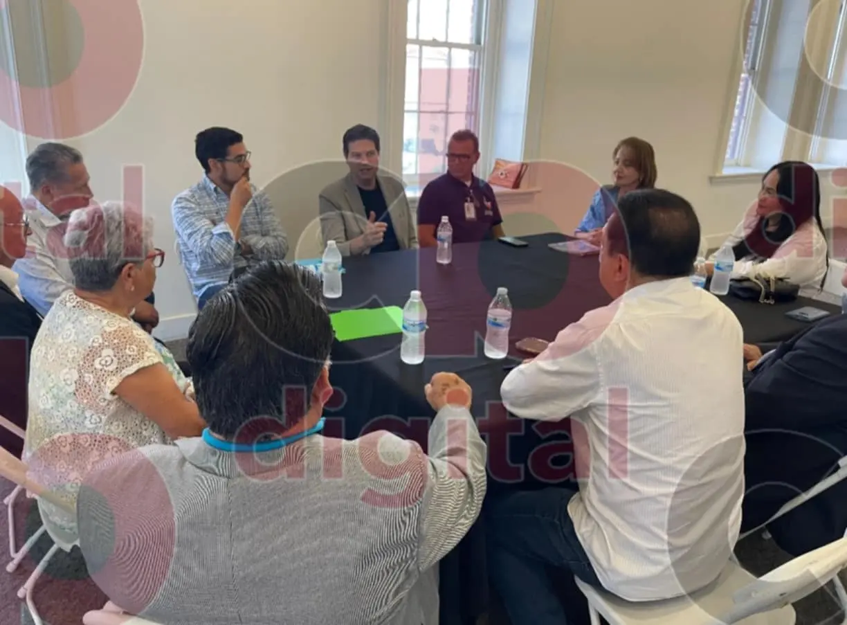 Alfonso Martínez se reunió con líderes migrantes en Los Ángeles, California