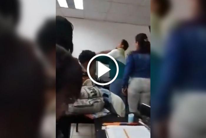 Alumno golpea a un maestro en escuela politécnica de Hidalgo