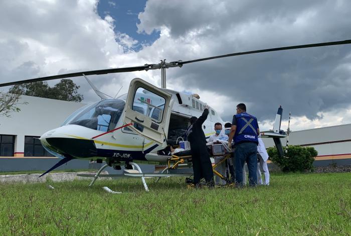 Ambulancia aérea reduce tiempos de respuesta en emergencias: SSM
