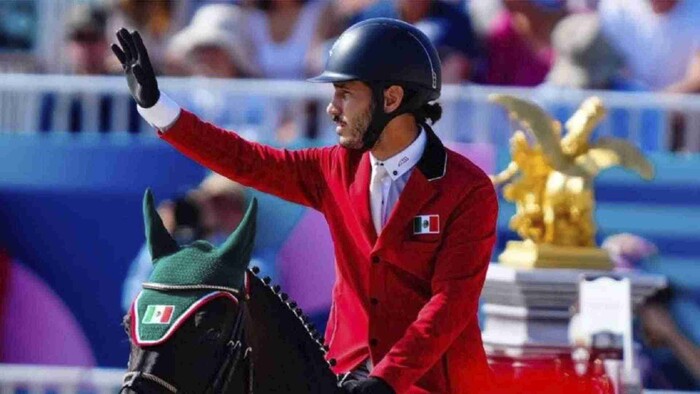 Andrés Azcárraga sufre caída y es eliminado en la Final de París 2024