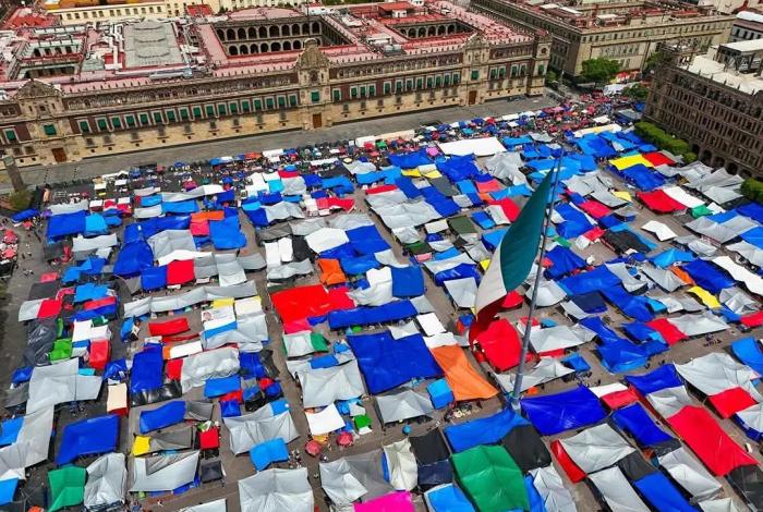 Ante confusión la CNTE aclara: el plantón en el corazón del país se mantiene