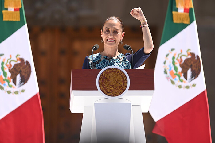 Ante miles de mexicanos, Sheinbaum confía en que diálogo sepultará aranceles de Trump