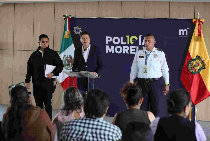 Anuncia Alfonso Martínez más policías, cámaras y C4 para Morelia