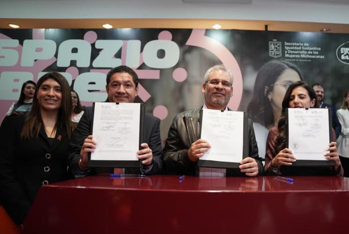 Anuncia Bedolla capacitación a mil centros de trabajo contra violencia de género