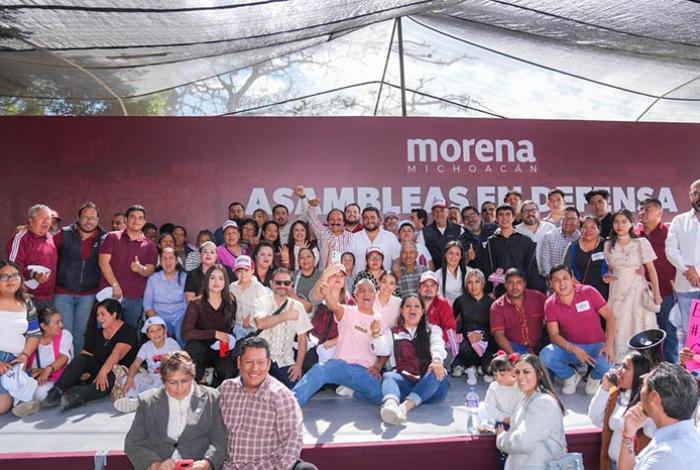 Apoyo a Gladyz Butanda se hace presente en asambleas de Morena