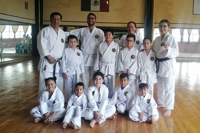 Aprueban examen de cintas, karatecas de Goyu Ryu Internacional-IMCUFIDE