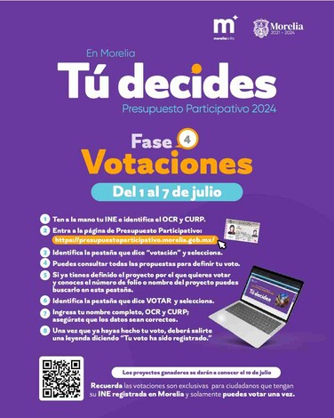 Aquí te decimos cómo votar por el proyecto que más te guste de Presupuesto Participativo