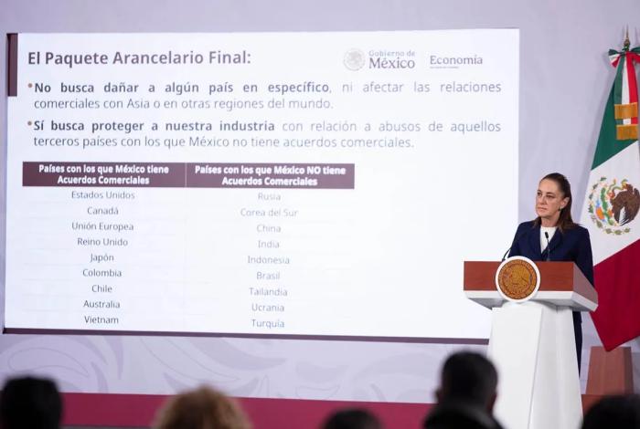 Aranceles de México buscan fortalecer industria nacional