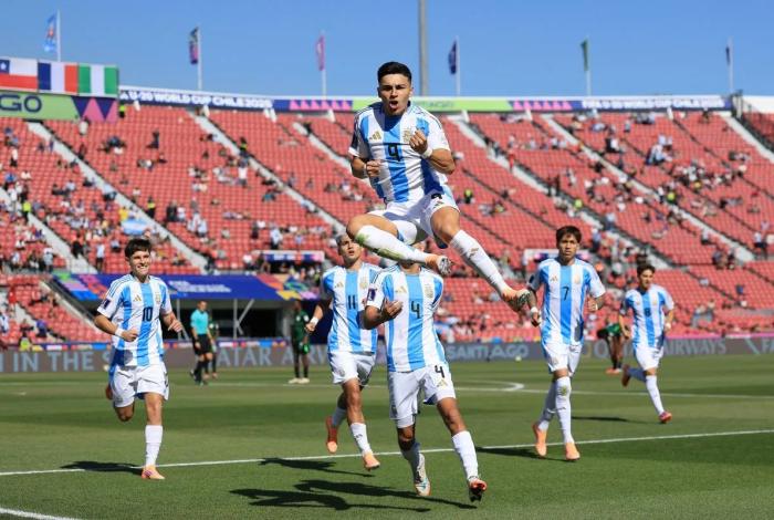 Argentina próximo rival de México en cuartos de final tras humillar 4-0 a Nigeria en el Mundial Sub-20