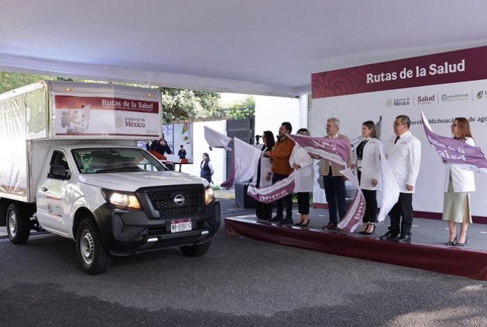 Arranca distribución de medicamentos en 529 puntos de Michoacán, como parte Rutas Bienestar