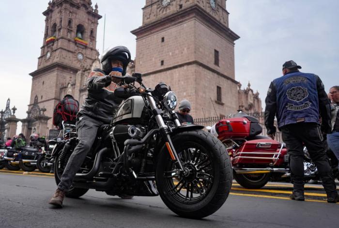 Arranca rodada de la 23° Caravana Motociclista Don Mundo, desde Morelia