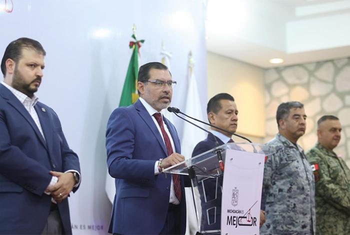 Asegura la SSP que Michoacán registra tendencia a la baja en homicidio doloso en últimos 9 meses