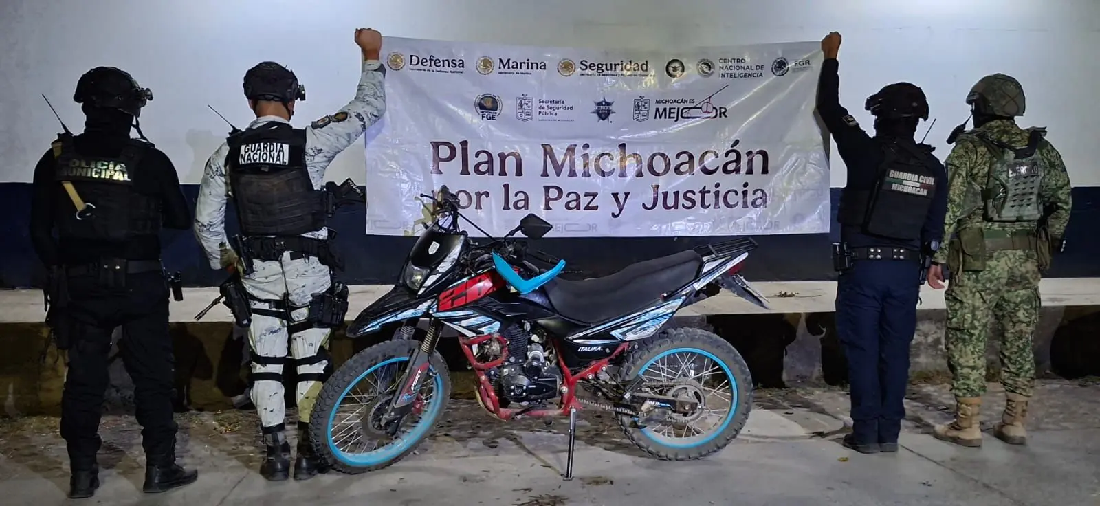 *Asegura SSP a 4 personas en posesión de armas de fuego en Buenavista*