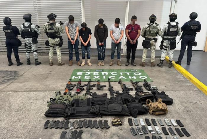 Asegurados 5 hombres, un Barret y fusiles en Zinapécuaro: SSP