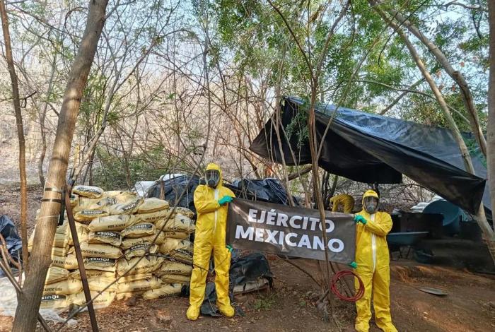 Asegurados 843 kg de drogas en laboratorio clandestino de Aquila: SSP