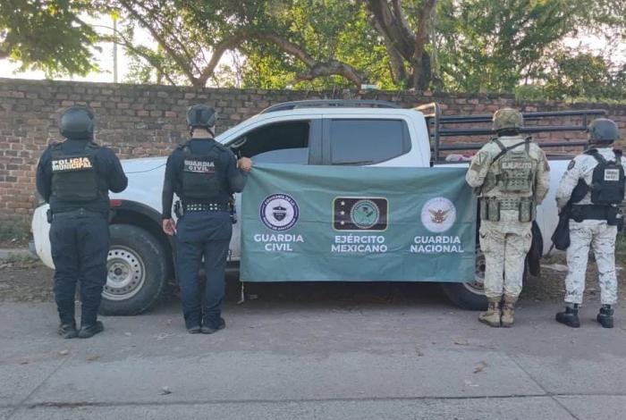 Asegurados en Buenavista 2 hombres, 7 fusiles y más de 2 mil cartuchos