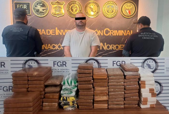 Aseguran 88 kilos de fentanilo ocultos en tractocamión en Sonora
