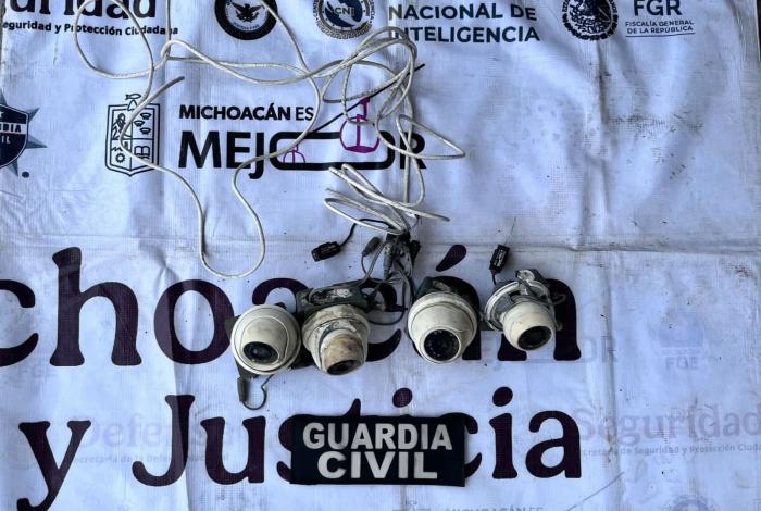 Aseguran cuatro narco-cámaras de videovigilancia en Morelia