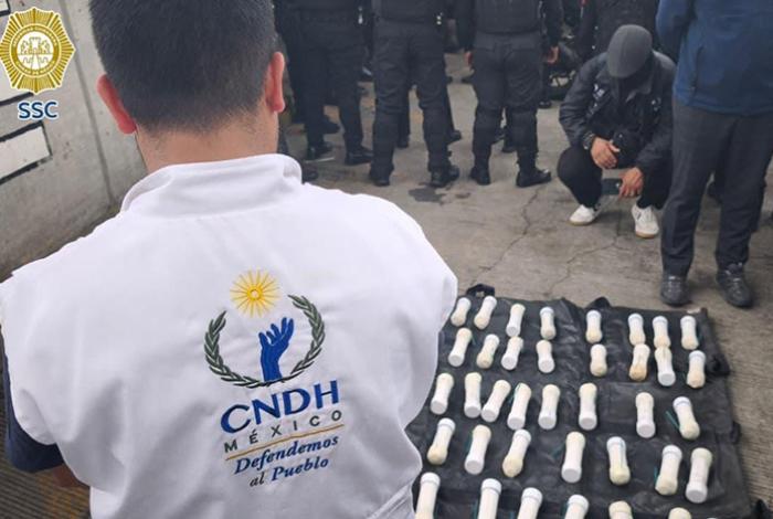Aseguran explosivos a normalistas que iban a protestas de la CNTE en la CdMx