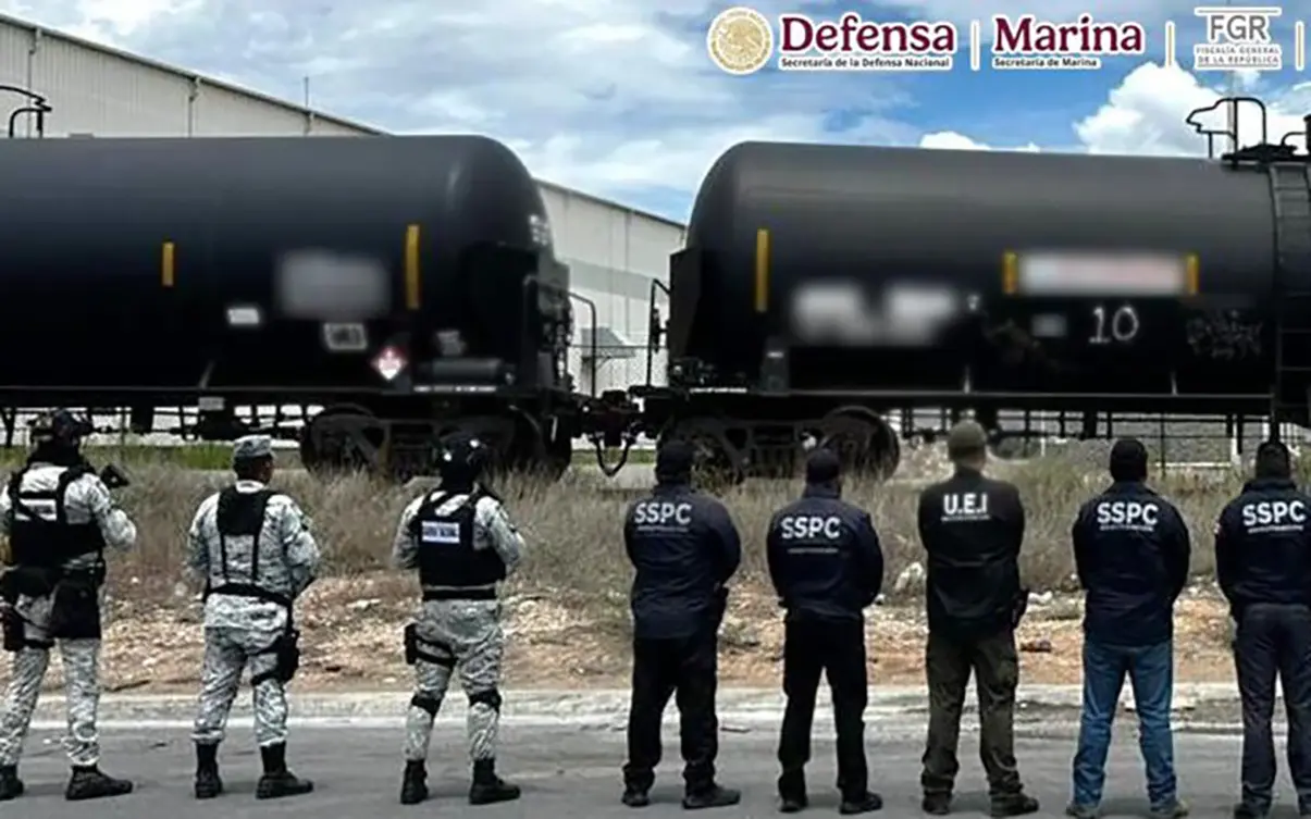 Aseguran tren con 129 carrotanques de ‘huachicol’ en Coahuila