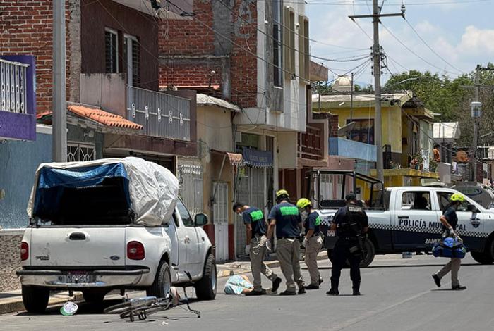 Ataque armado en la calle 30 de Septiembre de Zamora deja un hombre sin vida