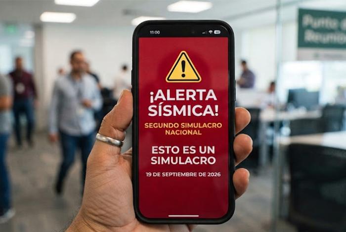 ¡Atentos a la alerta sísmica! Hoy se lleva a cabo el Segundo Simulacro Nacional 2026