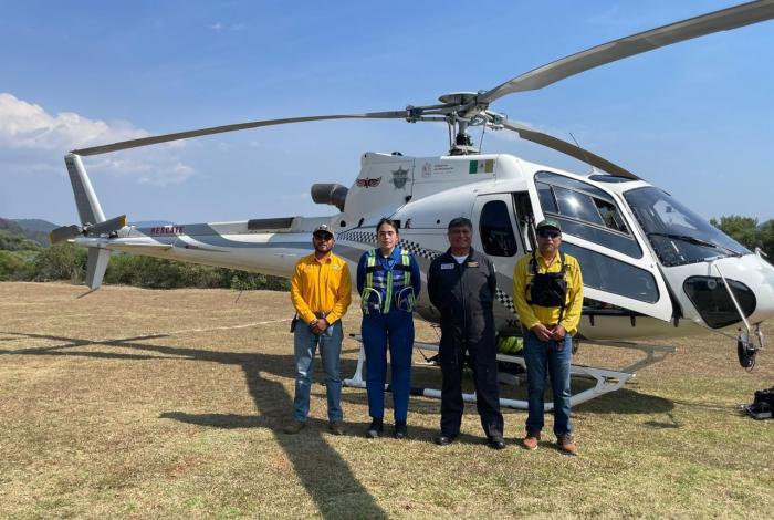 Atiende Gobierno de Michoacán incendio forestal en Salvador Escalante