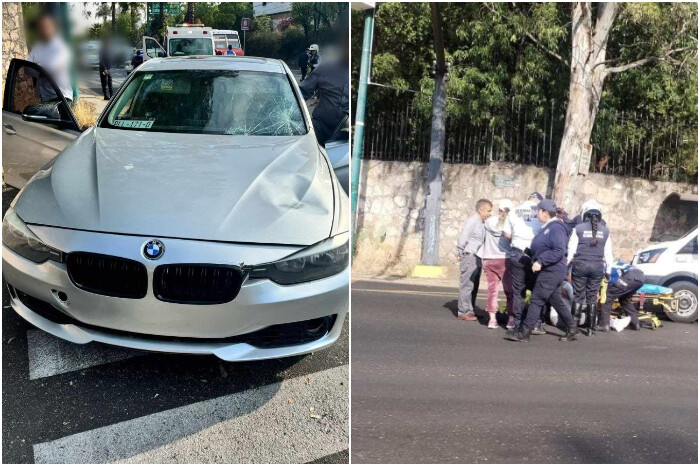 Automóvil atropella a una mujer frente a Casa Michoacán, en el libramiento de Morelia