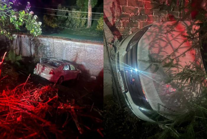 Automovilista se accidenta en la Tacámbaro–Yoricostio