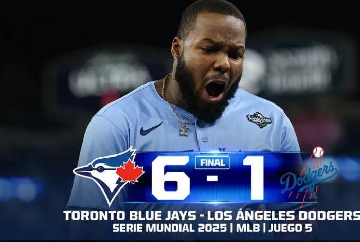 Azulejos a un juego de ganar la Serie Mundial 2025 al vencer 6-1 a Dodgers