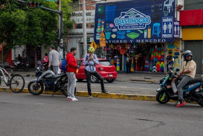 Baja participación en rodada por la seguridad vial en Morelia