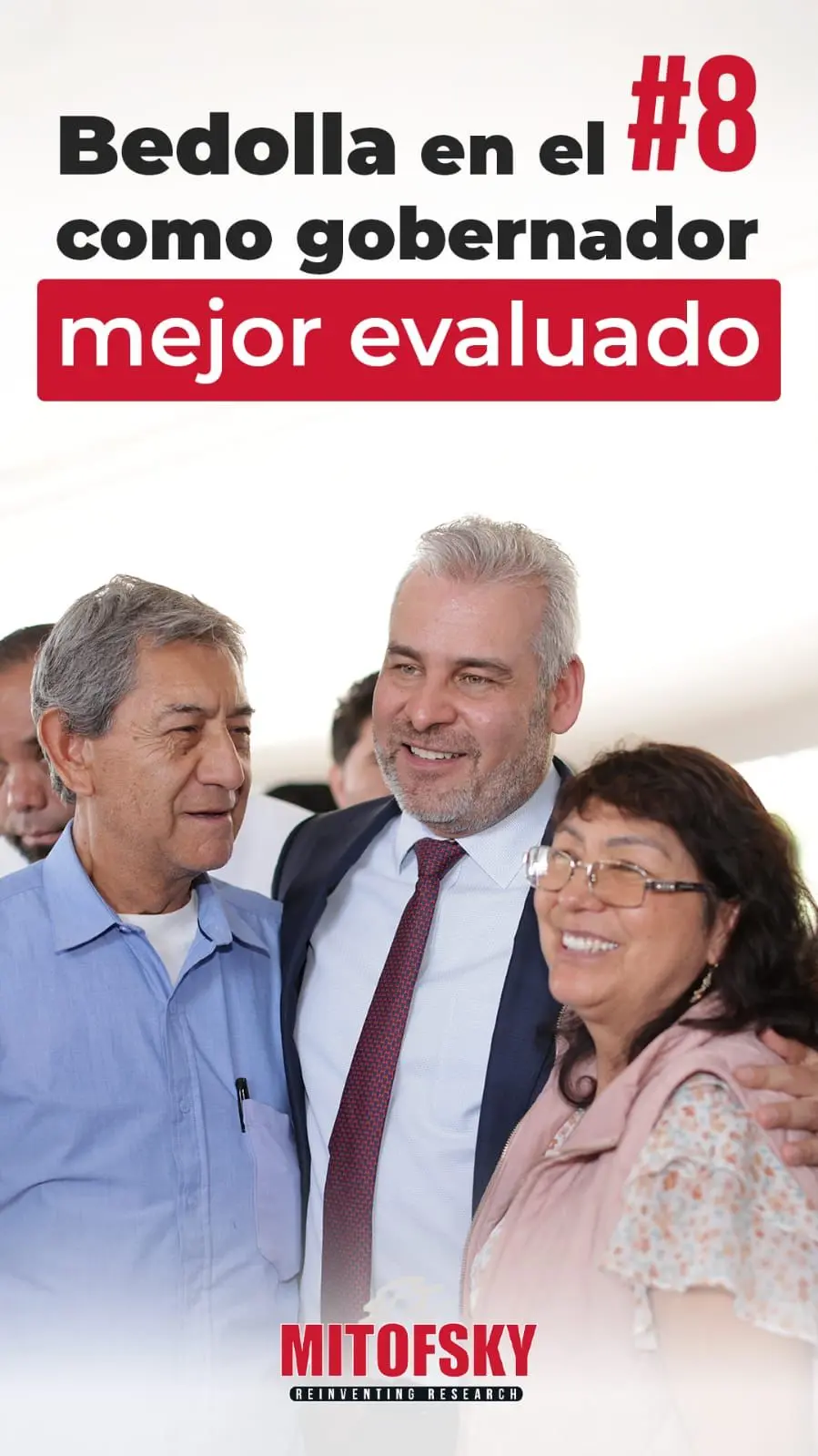 Bedolla, en el lugar 8 de gobernadores mejor evaluados: Mitofsky
